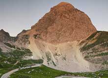 montagna mangart slovenia