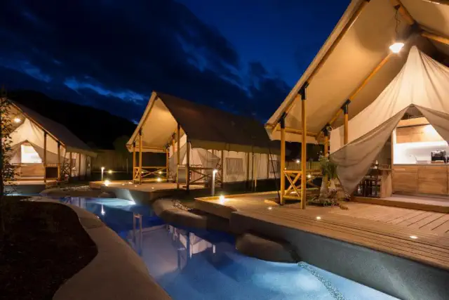 glamping Slovenia vicino alle terme di Olimia